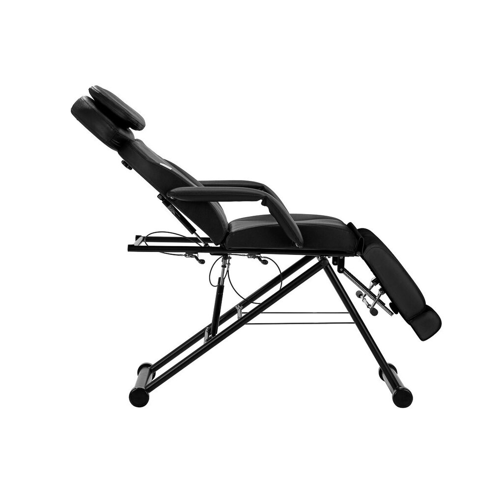 kosmetoloģijas krēsls azzurro 563, melns cena un informācija | Mēbeles skaistumkopšanas saloniem | 220.lv
