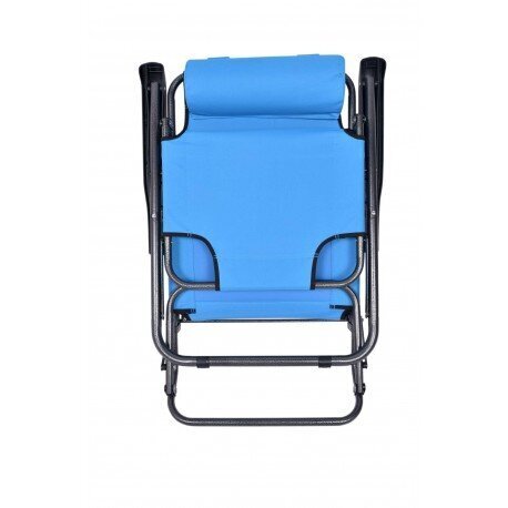 Leon sauļošanās krēsls, zils цена и информация | Sauļošanās krēsli | 220.lv