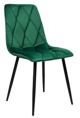Samta krēsls - madison, zaļš cena un informācija | Virtuves un ēdamistabas krēsli | 220.lv