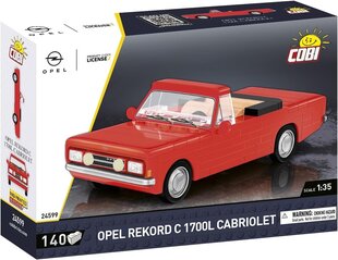 Konstruktors Cobi Opel RekordC 1700L Cabriolet 24599, 140 d. cena un informācija | Konstruktori | 220.lv
