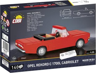 Konstruktors Cobi Opel RekordC 1700L Cabriolet 24599, 140 d. cena un informācija | Konstruktori | 220.lv