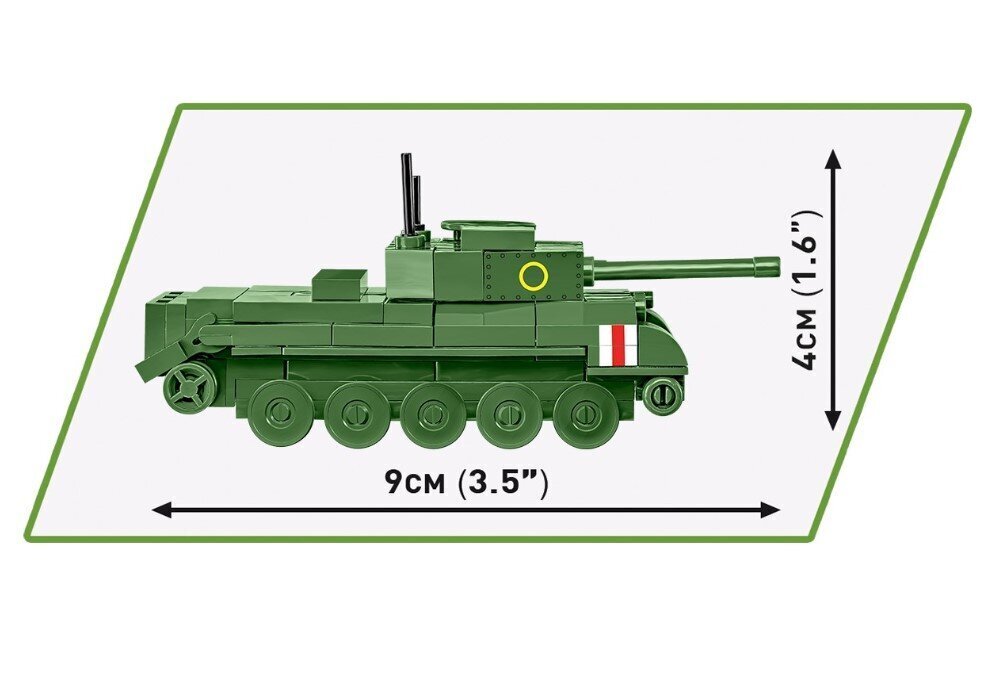 Konstruktors Cobi HC Otrā pasaules kara Cromwell tanks 3091, 110 d. цена и информация | Konstruktori | 220.lv