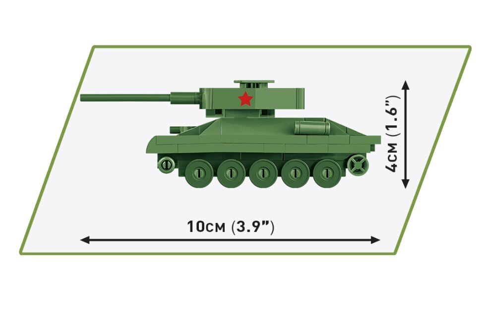 Konstruktors Cobi HC Otrā pasaules kara tanks T-34/85 3092, 110 d. цена и информация | Konstruktori | 220.lv