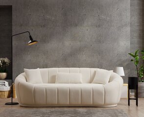 Trīsvietīgs dīvāns Asir Midye 3, smilškrāsa cena un informācija | Dīvāni | 220.lv