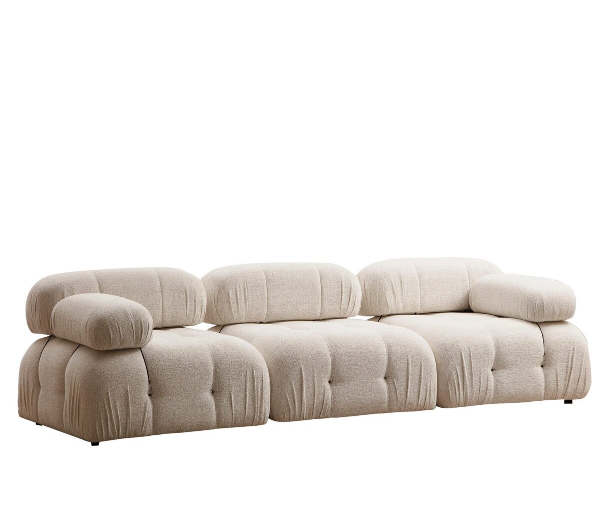 Trīsvietīgs dīvāns Atelier Del Sofa Bubble, smilškrāsā цена и информация | Dīvāni | 220.lv