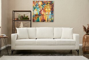 Trīsvietīgs dīvāns Atelier Del Sofa Berlin, smilškrāsā cena un informācija | Dīvāni | 220.lv