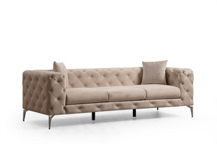 Trīsvietīgs dīvāns Atelier Del Sofa Como, smilškrāsā cena un informācija | Dīvāni | 220.lv