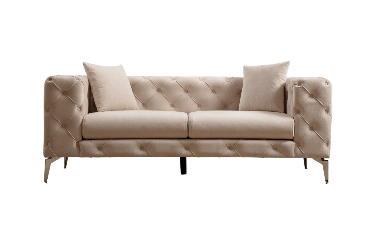 Divvietīgs dīvāns Atelier Del Sofa Como Ecru, smilškrāsā cena un informācija | Dīvāni | 220.lv