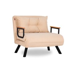 1 sėdynės sofa-lova Sando Single - Cream цена и информация | Кресла в гостиную | 220.lv