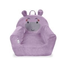 Krēsls Albero Mio Animals Hippo, violets cena un informācija | Sēžammaisi, klubkrēsli, pufi bērniem | 220.lv