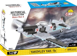 Konstruktors Cobi HC Otrā pasaules kara Jakovļevs YAK-1B 5863, 142 d. cena un informācija | Konstruktori | 220.lv