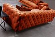 Trīsvietīgs dīvāns Atelier Del Sofa Como, oranžs cena un informācija | Dīvāni | 220.lv