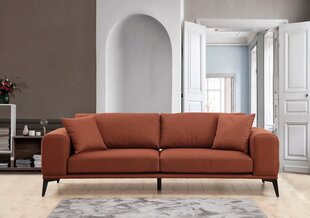 Trīsvietīgs dīvāns Asir Kenzo 3, sarkans cena un informācija | Dīvāni | 220.lv