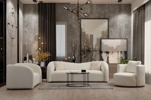 Divvietīgs dīvāns Asir Asos Cream 2, smilškrāsā cena un informācija | Dīvāni | 220.lv
