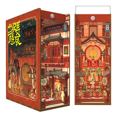 Miniatūras saliekamā māja ar LED apgaismojumu - Pagoda no Trīs karaļvalstīm cena un informācija | Puzles, 3D puzles | 220.lv