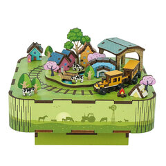 Miniatūra saliekamā mūzikas kaste - Brīvdienas vecmāmiņas mājā, 100 daļas cena un informācija | Puzles, 3D puzles | 220.lv