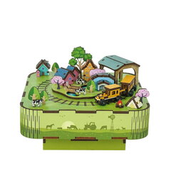 Miniatūra saliekamā mūzikas kaste - Brīvdienas vecmāmiņas mājā, 100 daļas cena un informācija | Puzles, 3D puzles | 220.lv