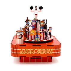 Miniatūras mūzikas kaste montāžai - Maģiskā cirka pasaule, 100 daļas cena un informācija | Puzles, 3D puzles | 220.lv