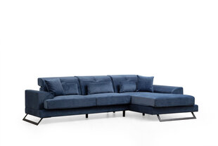 Stūra dīvāns Asir Frido Right, zils cena un informācija | Stūra dīvāni | 220.lv