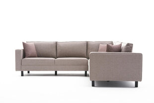Mīksts stūra dīvāns Asir Kale Linen, smilškrāsas cena un informācija | Stūra dīvāni | 220.lv