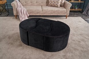 Pouffe Alya Puf - Black цена и информация | Кресла-мешки и пуфы | 220.lv