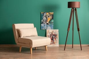 1 sėdynės sofa-lova Folde Single - Cream цена и информация | Кресла в гостиную | 220.lv