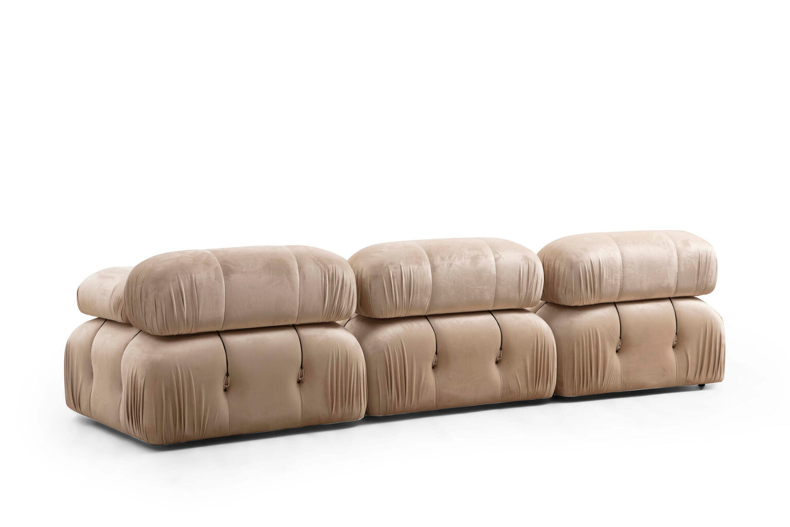 Trīsvietīgs dīvāns Atelier Del Sofa Bubble, smilškrāsā cena un informācija | Dīvāni | 220.lv