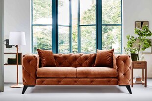 Divvietīgs dīvāns Atelier Del Sofa Como, oranžs cena un informācija | Dīvāni | 220.lv