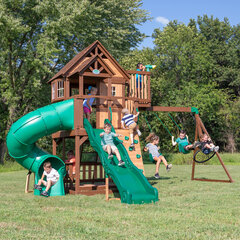 Rotaļlaukums Woodlit Skyfort Tube Slide cena un informācija | Bērnu rotaļu laukumi, mājiņas | 220.lv
