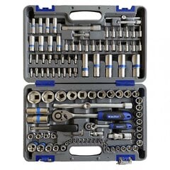 1/4" + 1/2" galviņu komplekts, 108 gab. 72 TH cena un informācija | Rokas instrumenti | 220.lv