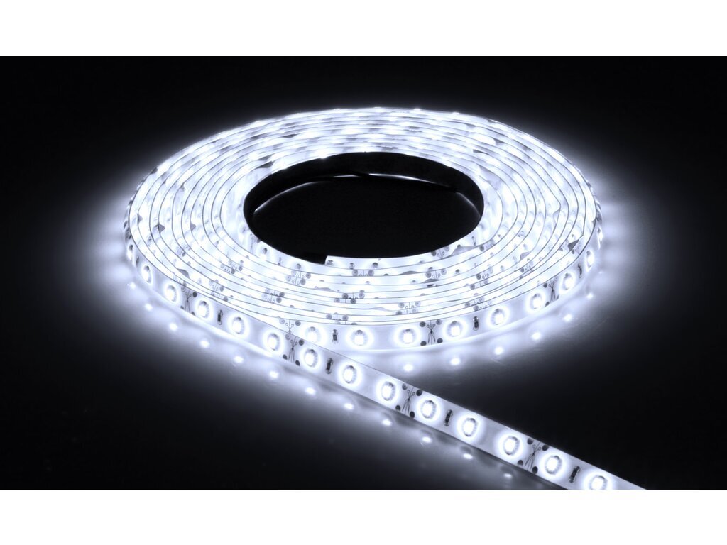 LED lente 12V | 3528 | 600LED | 5m | IP20 | neitrāli balta cena un informācija | LED lentes | 220.lv