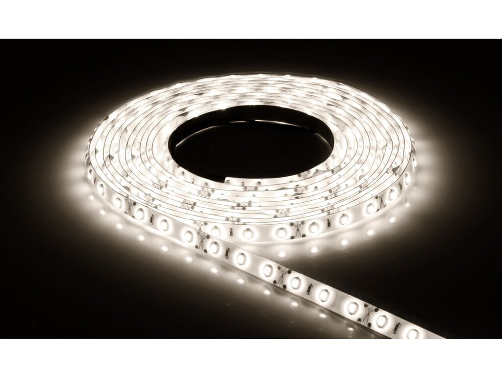 LED lente 12V | 3528 | 600LED | 5m | IP20 | Neitrāli balta цена и информация | LED lentes | 220.lv