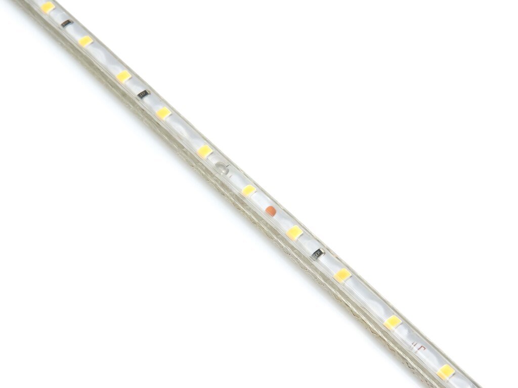 LED lente 230V | 2835 | 60LED | 1m | IP68 | 6W | silti balta цена и информация | LED lentes | 220.lv