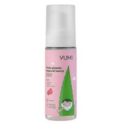 Veido tīrīšanas putas Yumi Deep Intensive Moisturising Raspberry &amp; Pomegranate, 180 ml cena un informācija | Sejas ādas kopšana | 220.lv