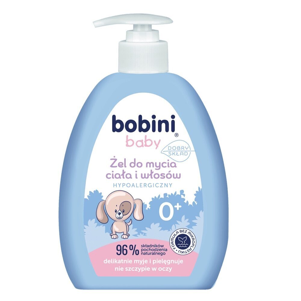 Ķermeņa un matu mazgāšanas gēls zīdaiņiem Bobini, 300 ml cena un informācija | Bērnu kosmētika, līdzekļi jaunajām māmiņām | 220.lv