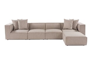 Stūra dīvāns Asir Sora, smilškrāsas cena un informācija | Stūra dīvāni | 220.lv