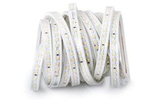 Светодиодная лента 230V | 2835 | 120LED | 1m | IP68 | 8W | нейтральный белый (4500K) цена и информация | Светодиодные ленты | 220.lv