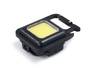 LED piekaramais lukturītis 5W COB, auksti balts (6000K), uzlādējams - USB-C cena un informācija | Lukturi | 220.lv