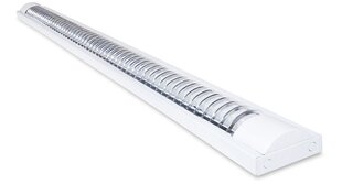 Комплект: 1x светильник для поверхностного монтажа R2 1x120 см + 1x светодиодная люминесцентная лампа 18 Вт - теплый белый (3000K) цена и информация | Потолочные светильники | 220.lv
