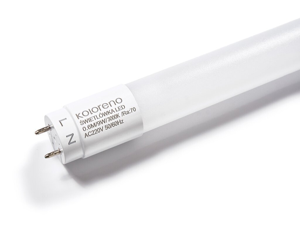 1x 4x60cm zemgaismas gaismeklis + 4x LED luminiscences lampa 9W cena un informācija | Iebūvējamās lampas, LED paneļi | 220.lv