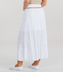 Женская юбка, белый цена и информация | Юбки | 220.lv
