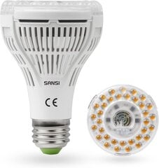 Led лампа SANSI 15 Вт для комнатных растений цена и информация | Проращиватели, лампы для растений | 220.lv