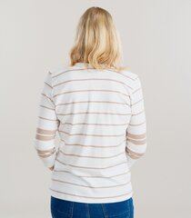 Женская кофта Zabaione, белый/бежевый цена и информация | Женские блузки, рубашки | 220.lv