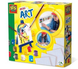 Radošais zīmēšanas komplekts SES Creative Mini Art 14782 47822 cena un informācija | Attīstošās rotaļlietas | 220.lv