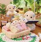 Figūriņu komplekts Sylvanian Families Flora trušu ģimene 05735 cena un informācija | Rotaļlietas meitenēm | 220.lv