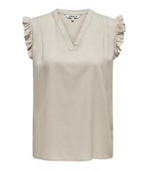 ONLY женская блузка 15319921*02, светло-бежевый/moon 5715517453496 цена и информация | Женские блузки, рубашки | 220.lv