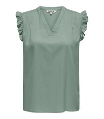 Женская рубашка The Only, зелёный цена и информация | Женские блузки, рубашки | 220.lv