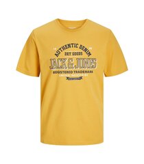 Jack & Jones vīriešu T-krekls 12254862 01, dzeltens cena un informācija | Vīriešu T-krekli | 220.lv