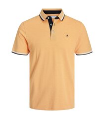 Jack & Jones vīriešu polo krekls 12136668 11, oranžs cena un informācija | Vīriešu T-krekli | 220.lv