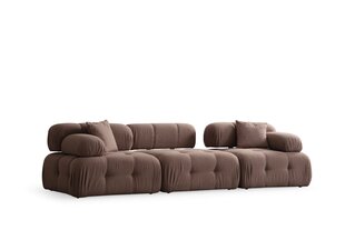 Trīsvietīgs dīvāns Atelier Del Sofa Doblo, brūns cena un informācija | Dīvāni | 220.lv